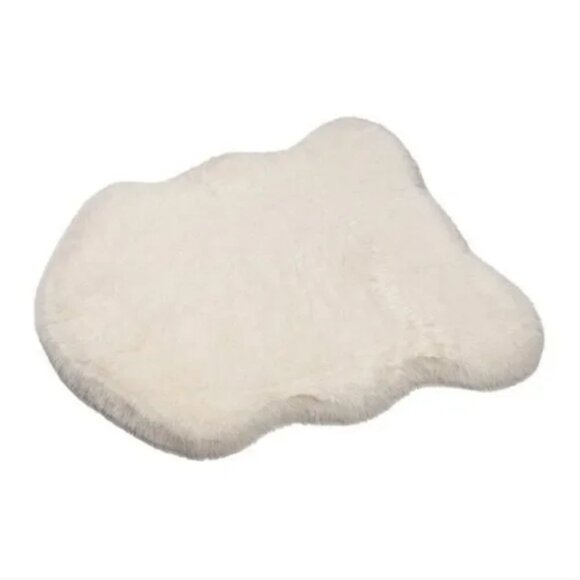 Brentwood Originals, Faux Fur Memory Foam Pet Mat, 35" x 40" Cream - Picture 2 of 4
